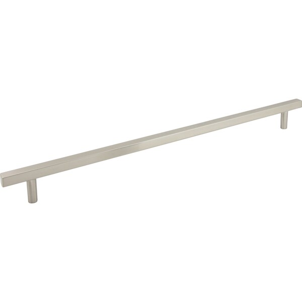 Jeffrey Alexander 18" Center-to-Center Satin Nickel Square Dominique Appliance Handle 845-18SN - main